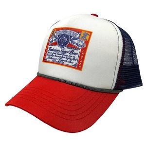 Budweiser Lager Beer Men's Anheuser-Busch This Buds For You Foam Trucker Hat Cap